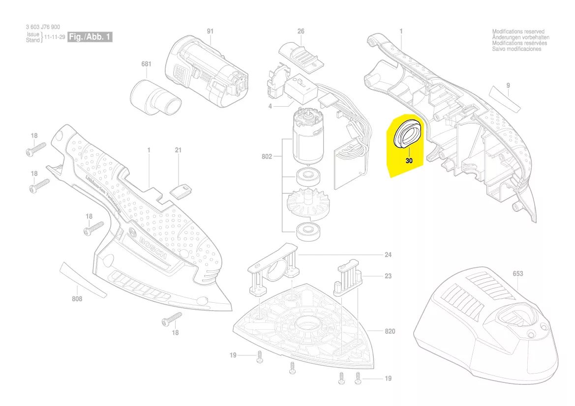 Bouchon raccord aspiration réf. 2 609 005 286